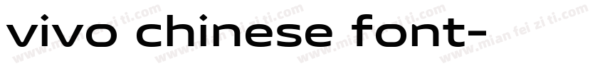 vivo chinese font字体转换